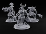 Hammer, Axe and Splintered Club Frost Giant Warriors turntable