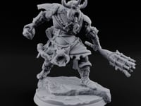 Hammer, Axe and Splintered Club Frost Giant Warrior C turntable