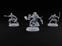 Muster Roll Misfits Human Soldiers turntable