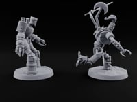Barrel Chested and Bolted Together Warforged Medium Automatons turntable