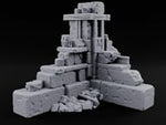 Snow Capped Ruined Stone Wall A turntable