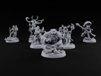 Leaf No One Behind Human and Gnome Forest Druids turntable