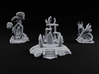 Wardens of the Mossy Threshold Forest Shrine Terrain Set turntable