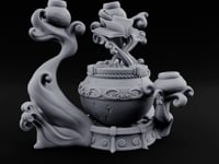 Potions Rise, Pages Turn Elemental Brewing Cauldron turntable
