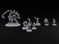 Permits Pending, Work Begins Human and Goblin Construction Crew turntable