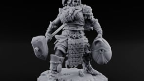 Winter's Tallest Tenants Frost Giant Warrior A turntable