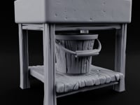 Strays Waiting Wooden Veterinarian Furniture E turntable