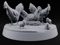 Who Ruffled the Roost Chicken Beast Family turntable