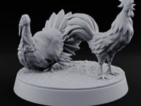 Crow Louder, Fan Wider Rooster and Turkey turntable