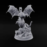 Perched and Peeved Wyvern Monster turntable