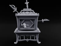 Swords Sawn Through, Nobody Hurt Ornate Magician's Sword Box turntable