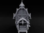 Pulled Rabbits Wooden Carnival Magician Wagon turntable