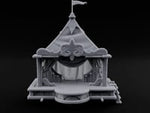 Curtain Up, Stage Rolling Wooden Carnival Stage Wagon turntable
