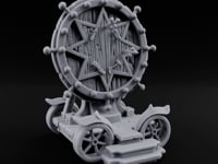 Seven Points, Zero Volunteers Wooden Carnival Target Wheel turntable