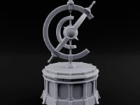 Stargazers' Study Hall Ornate Astronomer Furniture A turntable