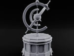 Stargazers' Study Hall Ornate Astronomer Furniture A turntable