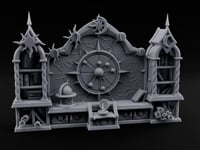 Stargazers' Study Hall Ornate Astronomer Furniture D turntable