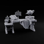 Stargazers' Study Hall Ornate Astronomer Furniture C turntable