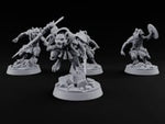Hunting Pack Fans Out Gnoll Warriors turntable