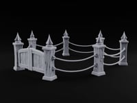 Tilt Yard Trimmings Wooden Jousting Tournament Terrain E turntable