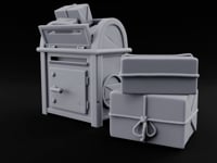 Return to Sender Wooden Post Office Furniture C turntable