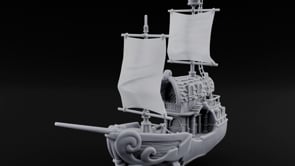Anchors Aweigh Treasure Hunter Ship Terrain A turntable