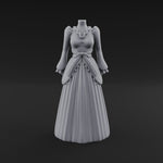 Puffed-Sleeve Mannequin Dress Form