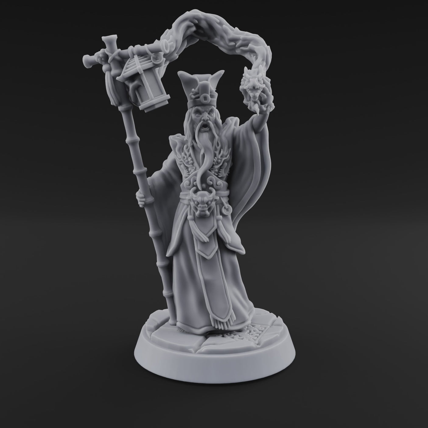 Arms Raised Triumphant Sorcerer