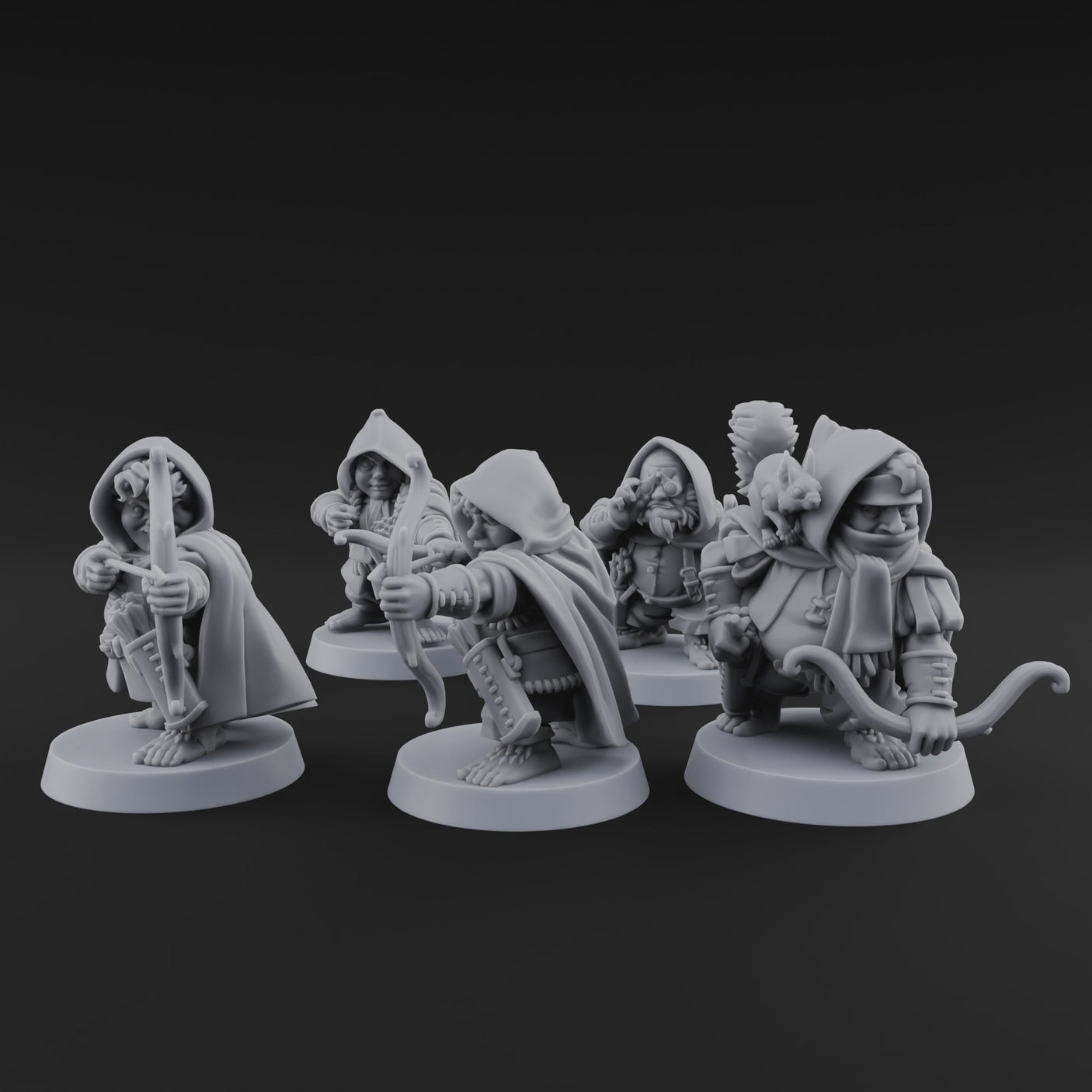 Bow Drawn Steady Halfling Archers