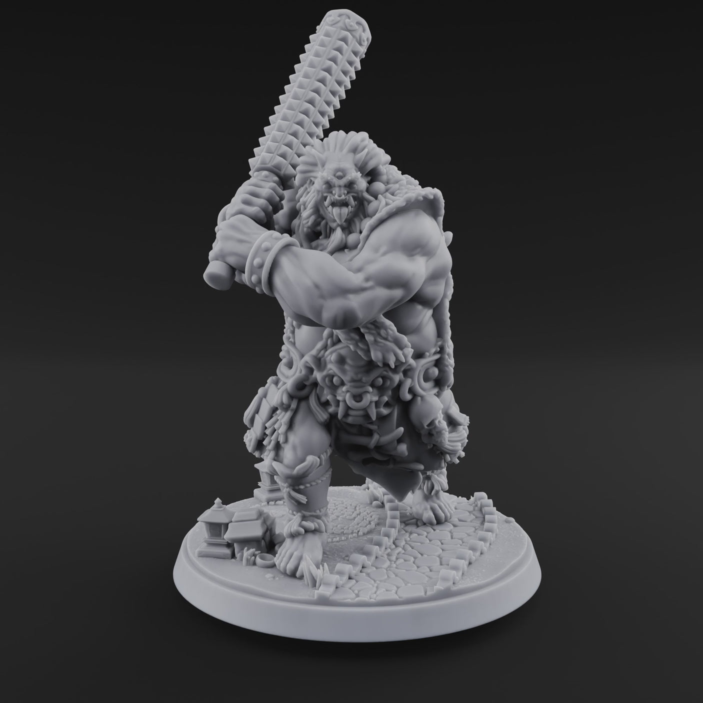 Shouldering The Cudgel Oni Brutes A