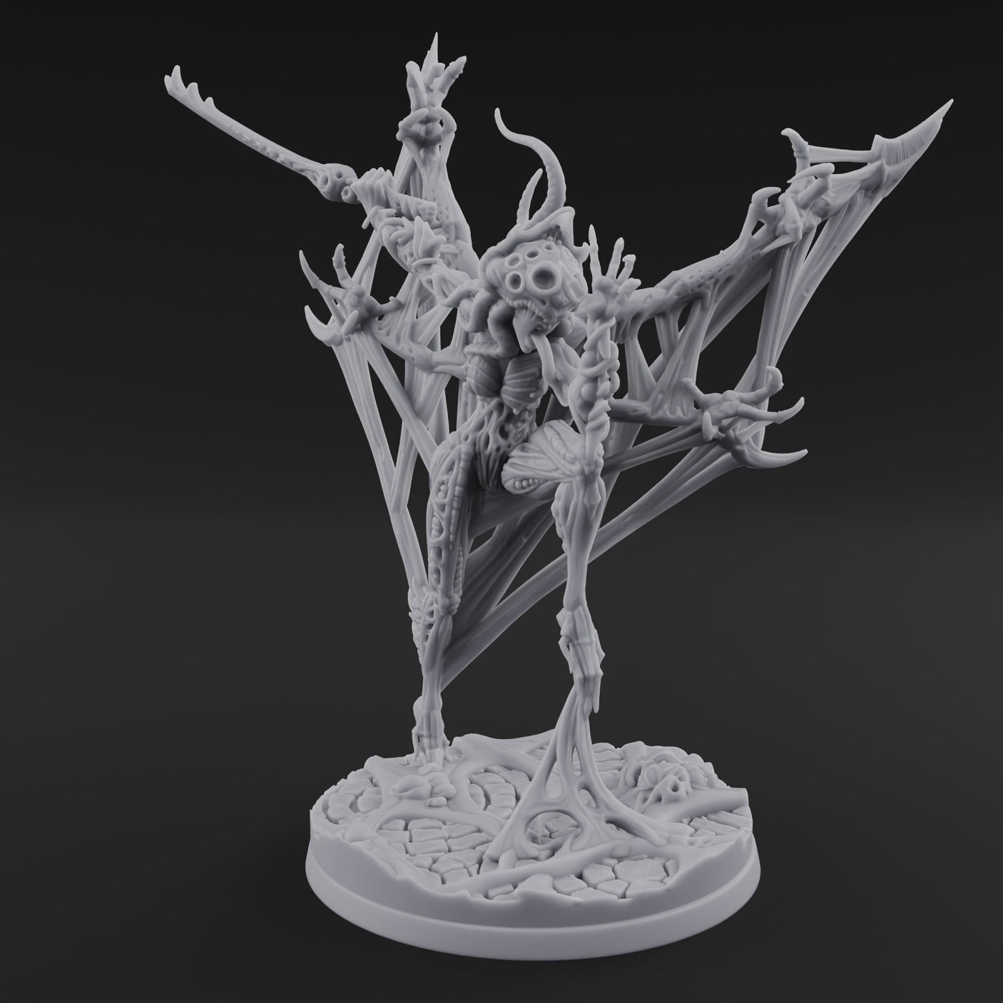 Wings Spread Menacing Phase Spider Matriarch