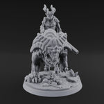 Mounted And Crowned Demon Warlord A