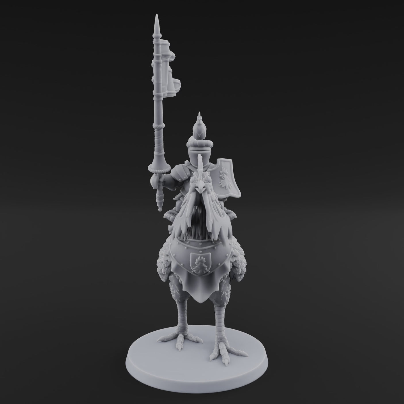 Regally Mounted Halfling Chicken Riders E