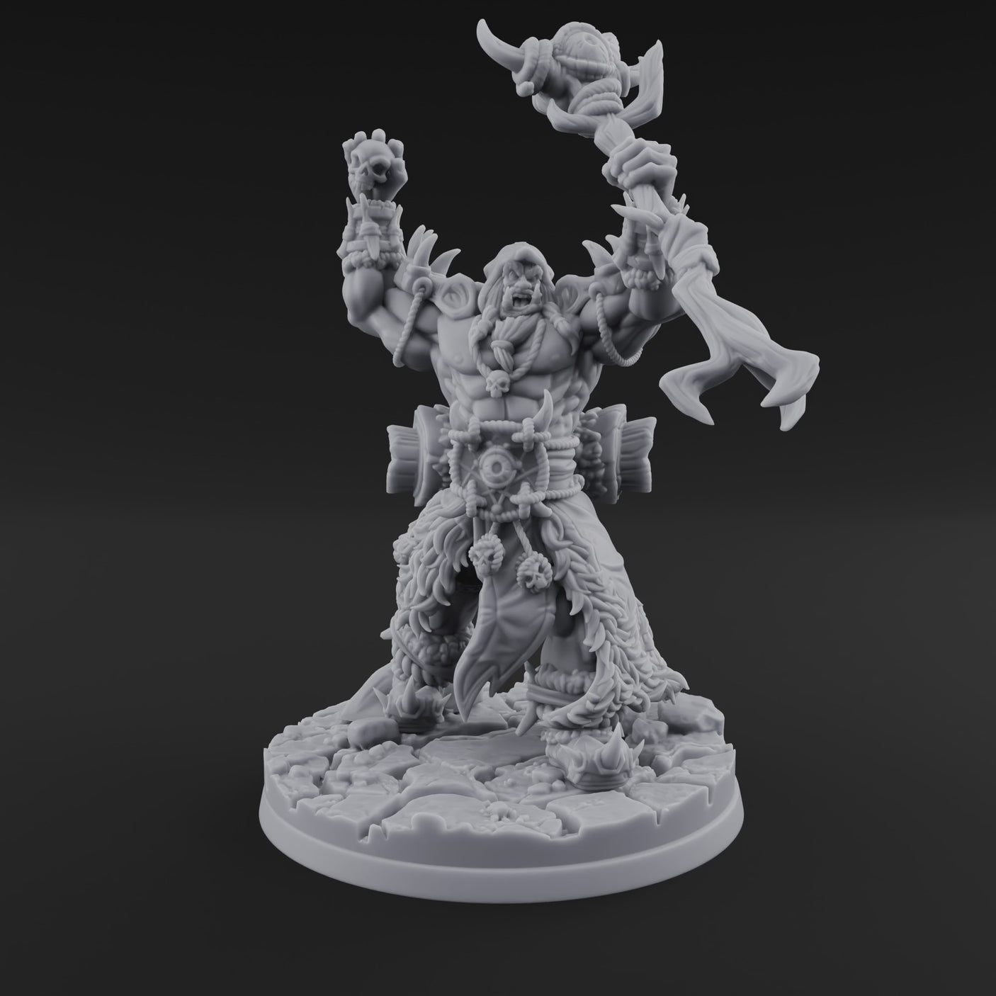 Arms Raised Conjuring Orc Sorcerers A