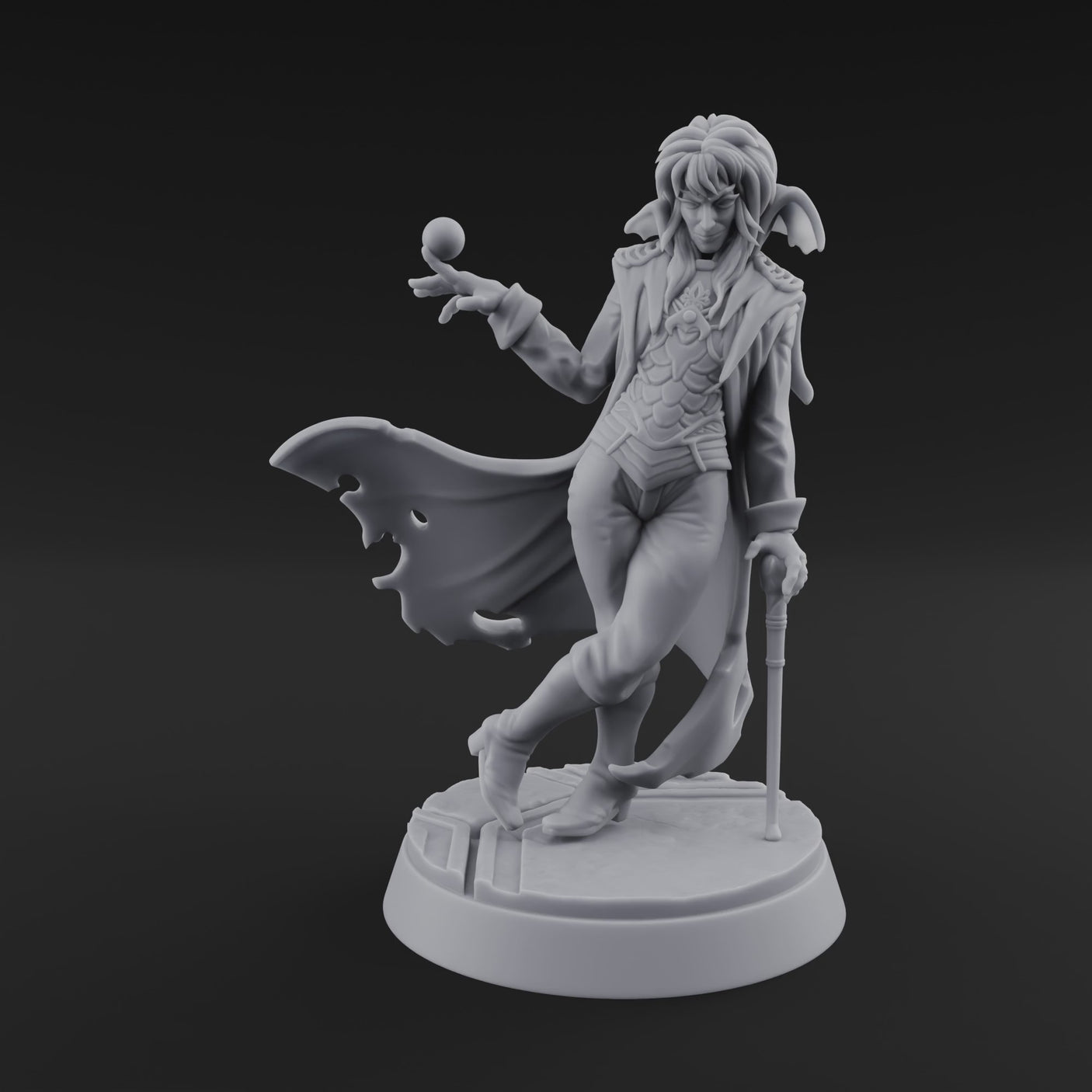Orb Conjuring Tiefling Sorcerer