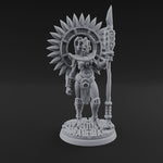 Aztec Inspired Spiked Crown Commanding Hobgoblin Warlord B