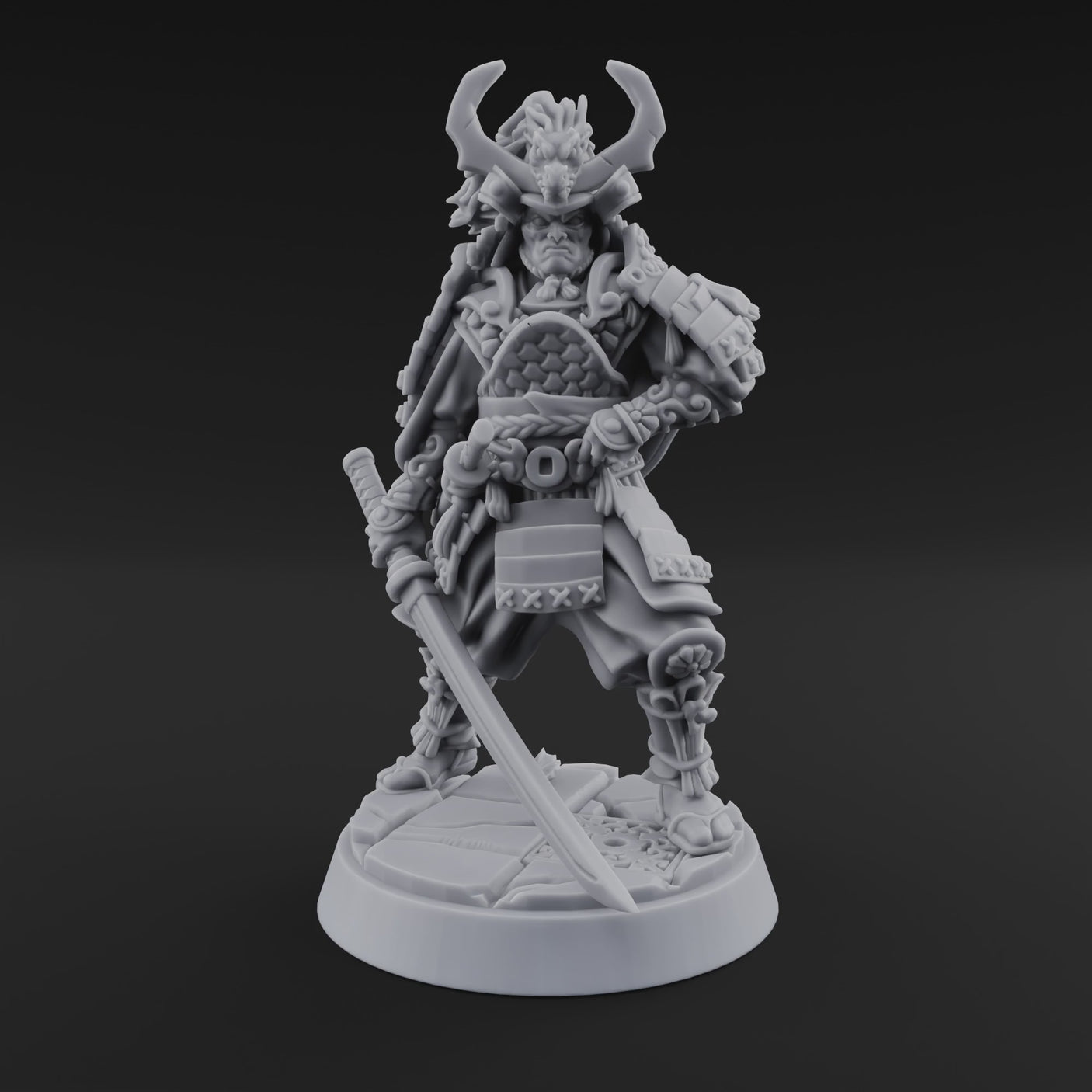 Armoured Horns High Commanding Shogun