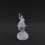 Fist Raised Triumphant War Stallion Warlord A