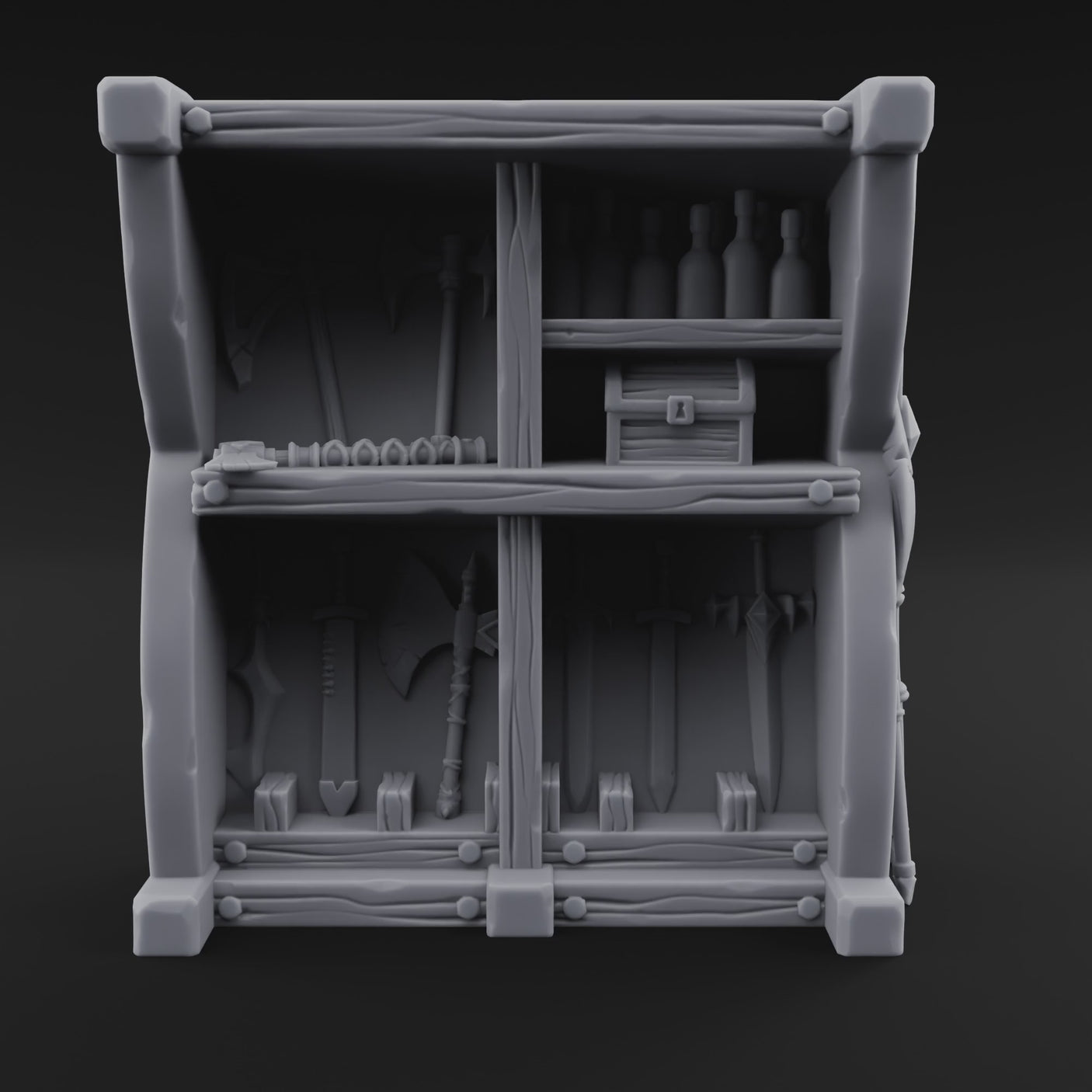 Arsenal-Stocked Weapon Merchant Stall