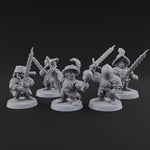 Swinging Low Halfling Greatsword Unit