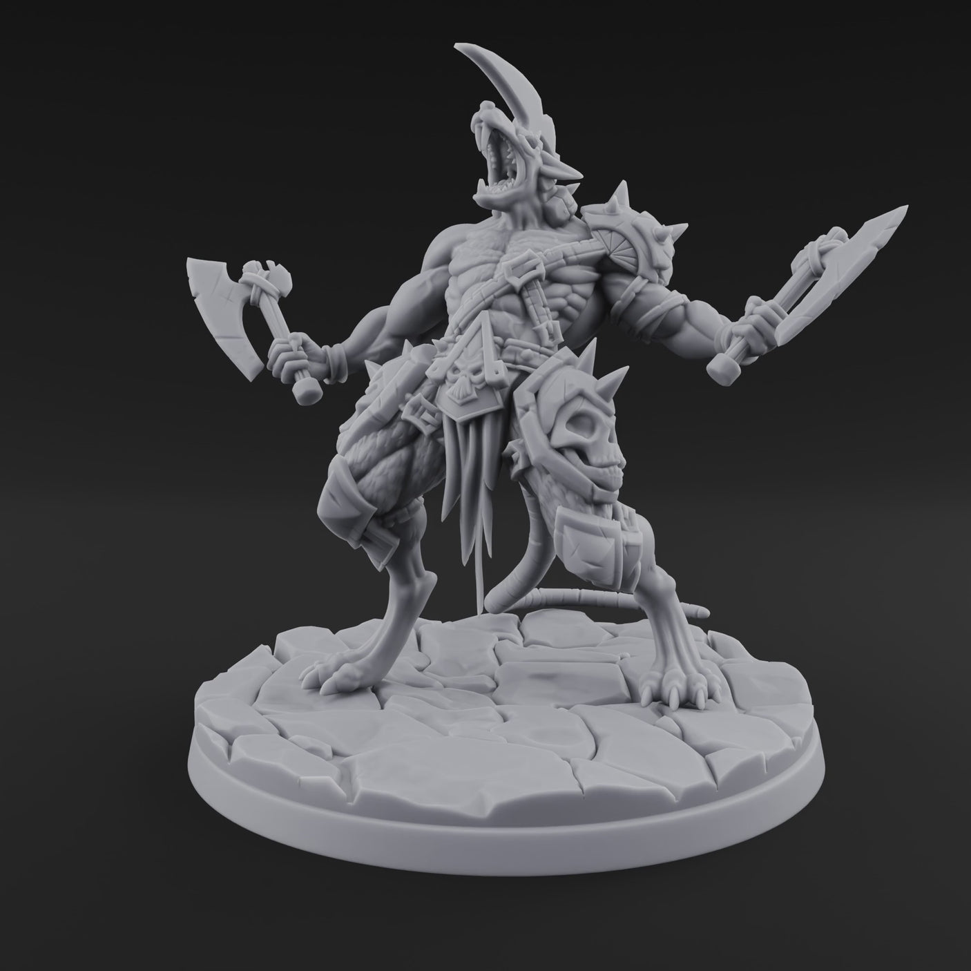Weapons Spread Wide Screeching Ratfolk A