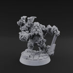 Arms Raised Bellowing Dwarf Artificer