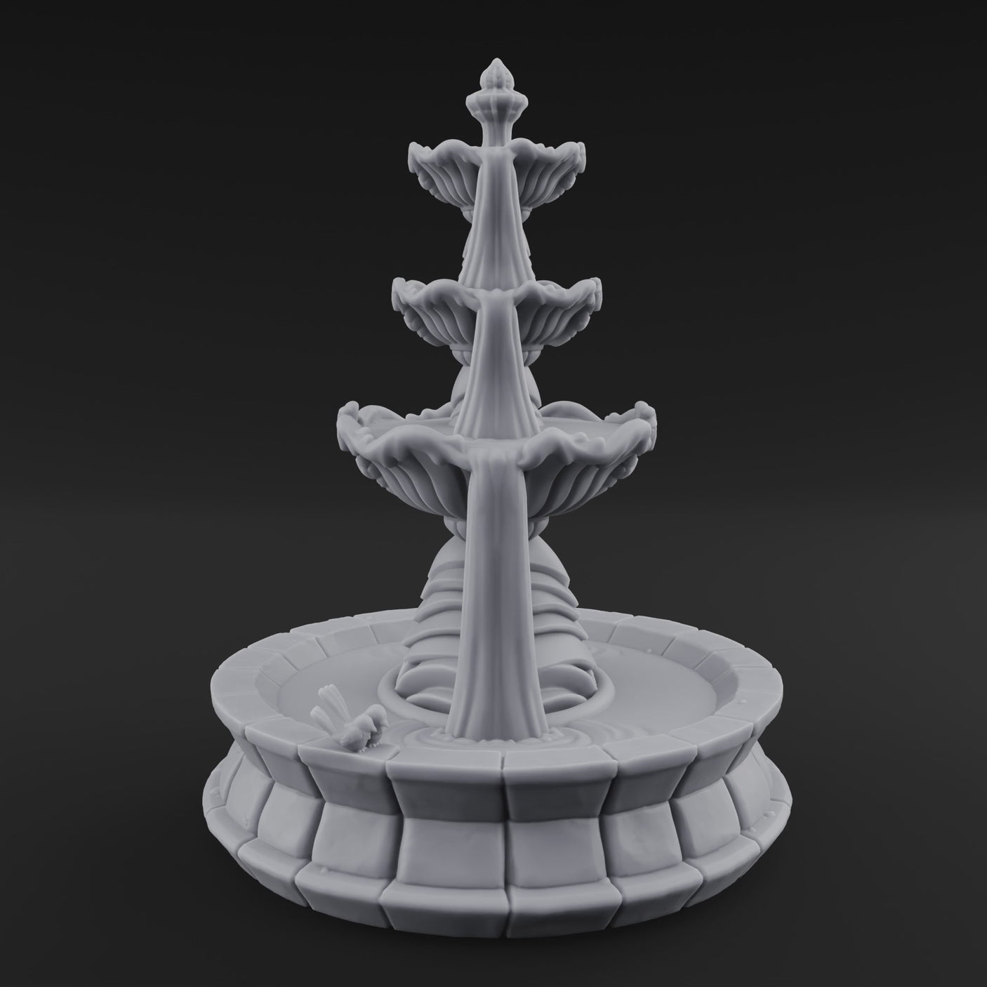 Tiered-Shell Ballroom Fountain