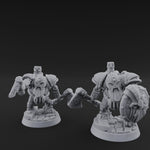 Shell Plated Striding Mech Dwarf Warriors