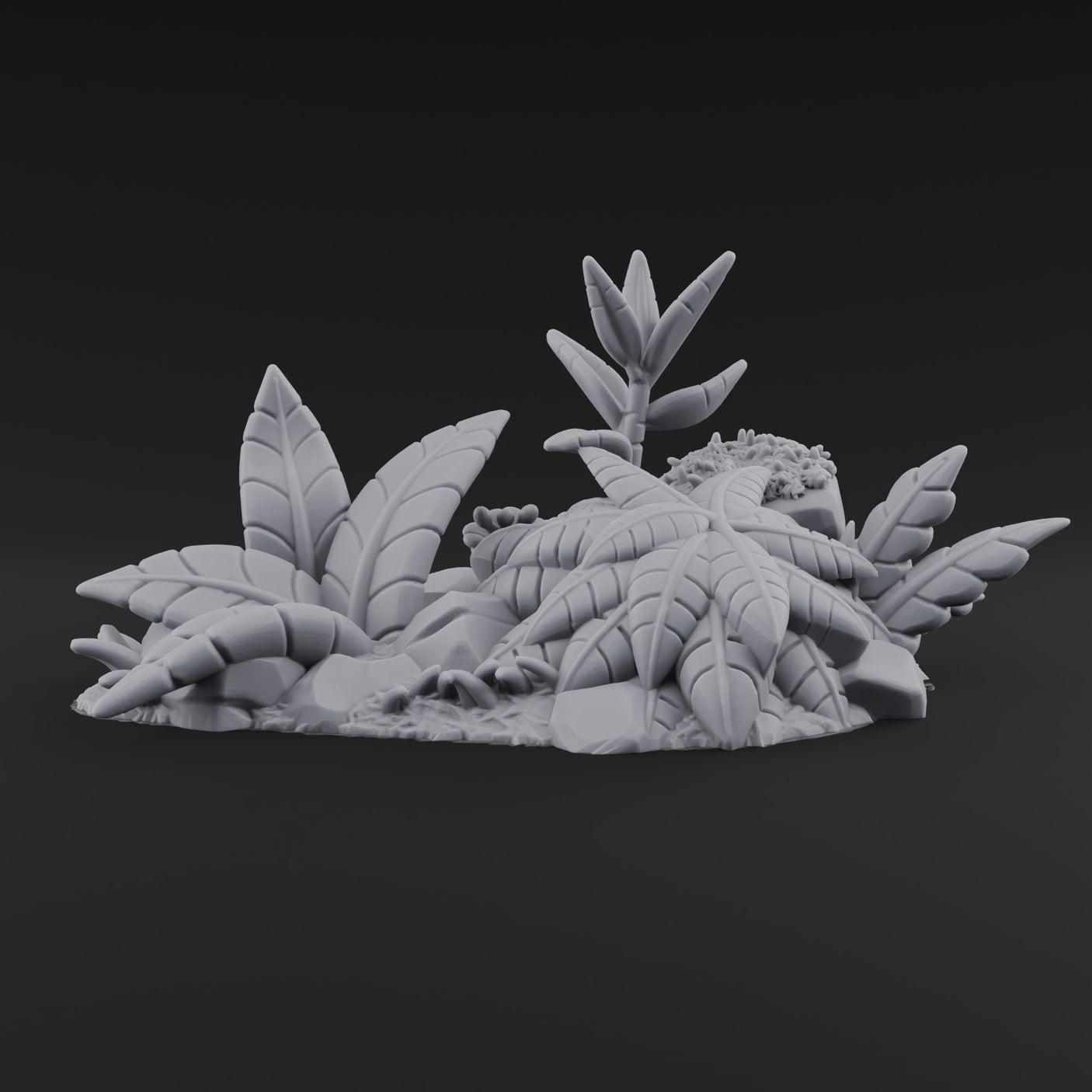 Overgrown Jungle Flora Cluster I