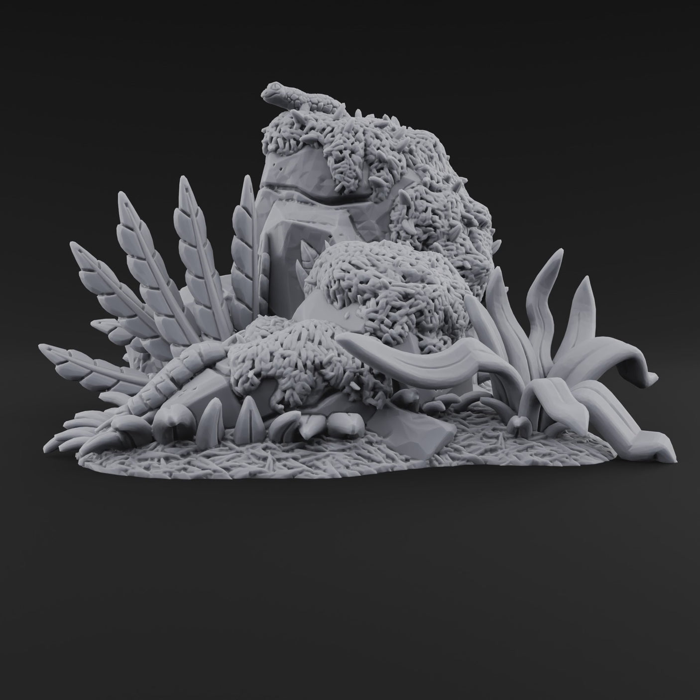 Overgrown Jungle Flora Cluster G