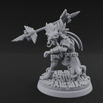 Aztec Inspired Spear Held High Hobgoblin Warrior A