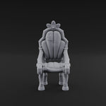 Shell-Backed Throne Chair