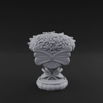 Marble-Crested Garden Urn