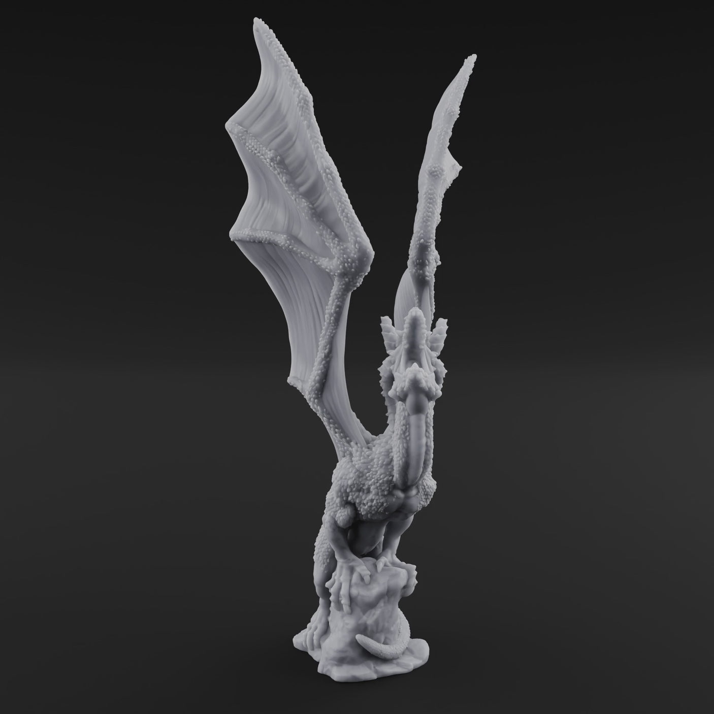 Wings Unfurled Skyward Red Dragon